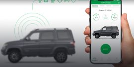УАЗ намерен выпускать машины, которые будут заводиться со смартфона